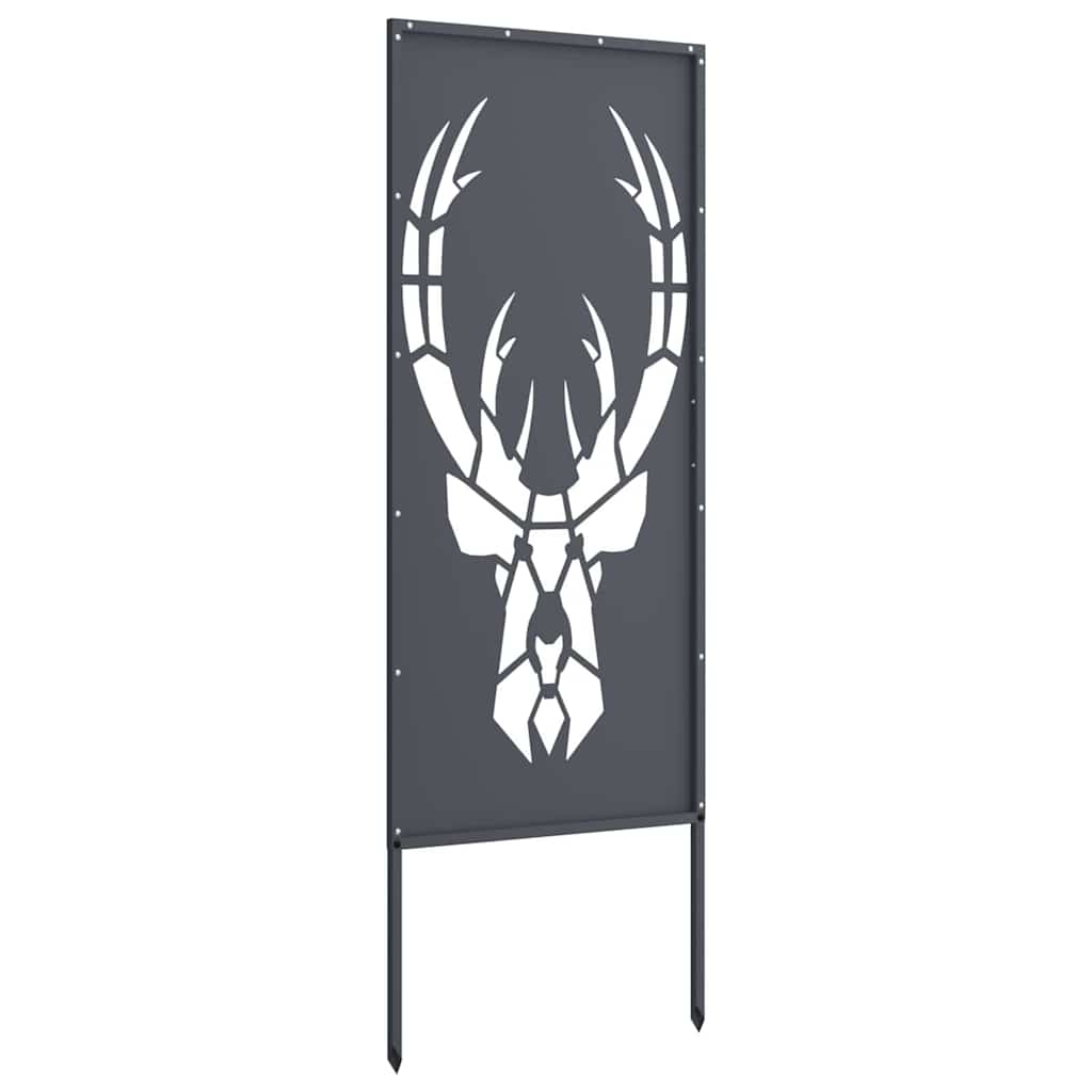 Pannello Decorativo da Giardino Antracite 50 x 140 cm