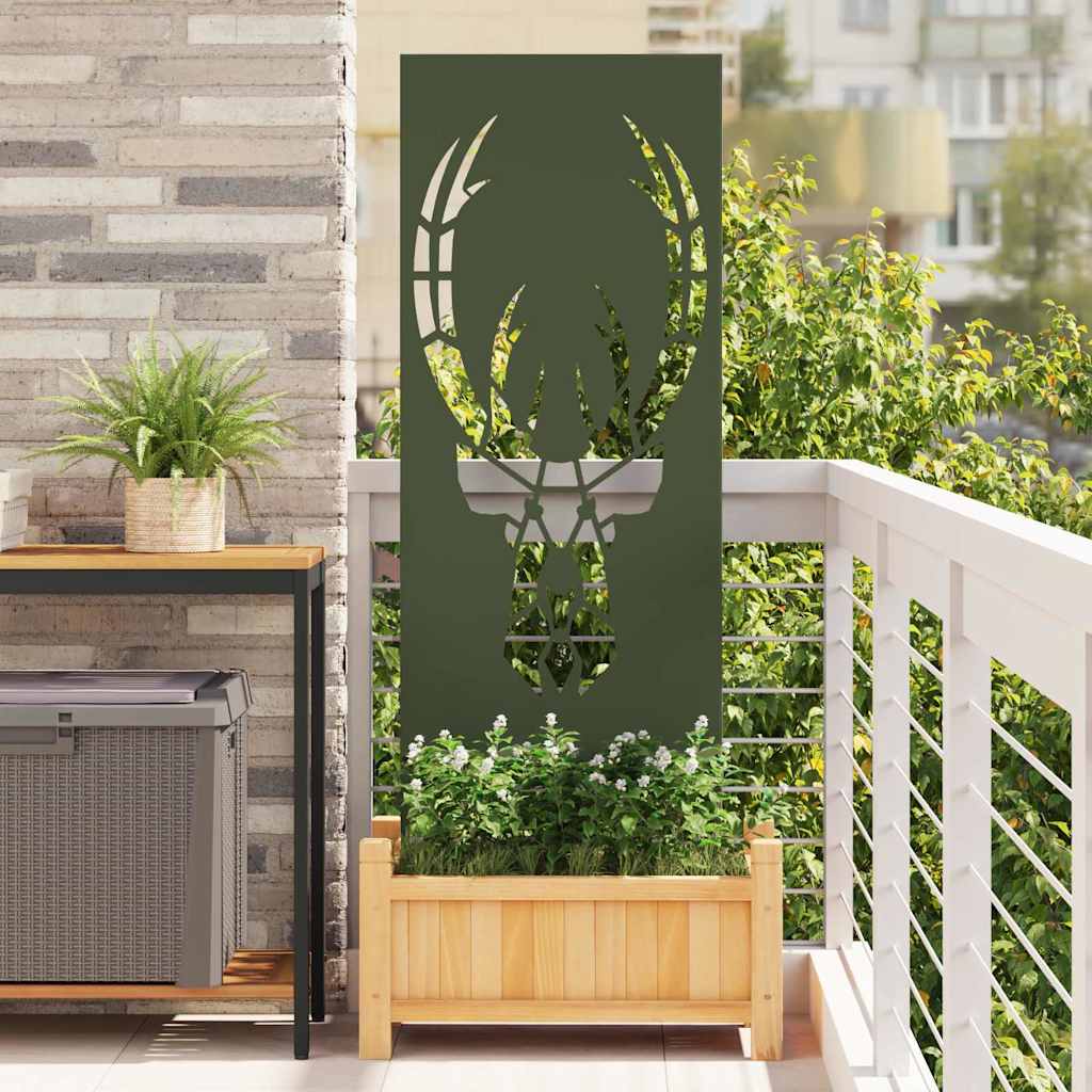 Pannello Decorativo da Giardino Oliver verde 50 x 140 cm