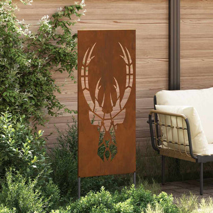 Pannello Decorativo da Giardino Ruggine 50 x 140 cm