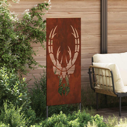 Schermo per privacy in giardino Ruggine 50 x 140 cm
