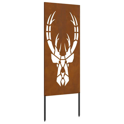 Pannello Decorativo da Giardino Ruggine 50 x 140 cm