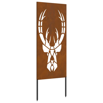 Schermo per privacy in giardino Ruggine 50 x 140 cm