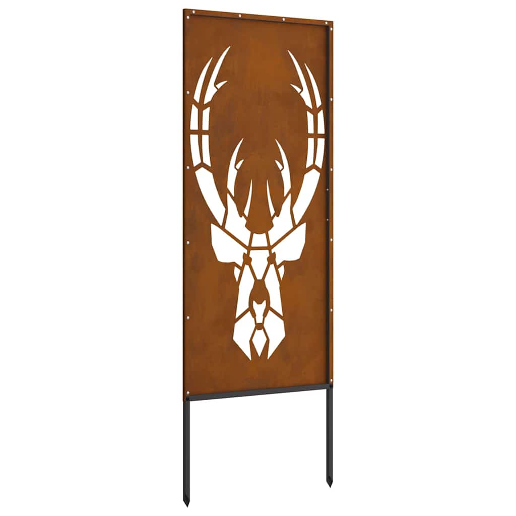 Pannello Decorativo da Giardino Ruggine 50 x 140 cm