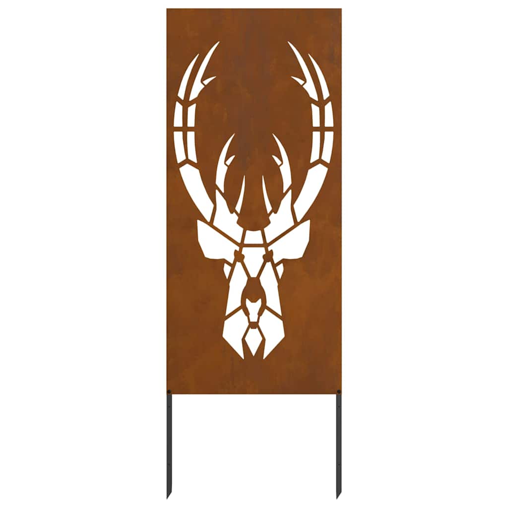 Pannello Decorativo da Giardino Ruggine 50 x 140 cm