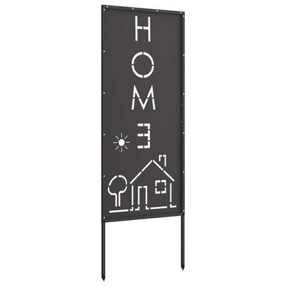 Schermo per privacy in giardino Traforo Nero 50 x 140 cm