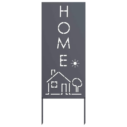Pannello Decorativo da Giardino Antracite 50 x 140 cm