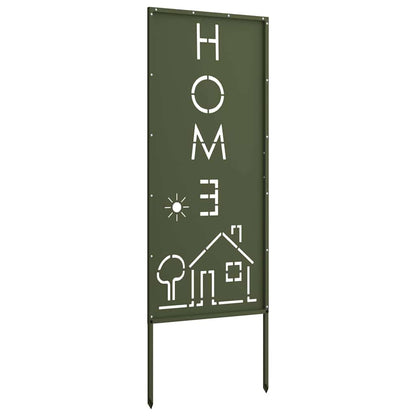 Pannello Decorativo da Giardino Oliver verde 50 x 140 cm
