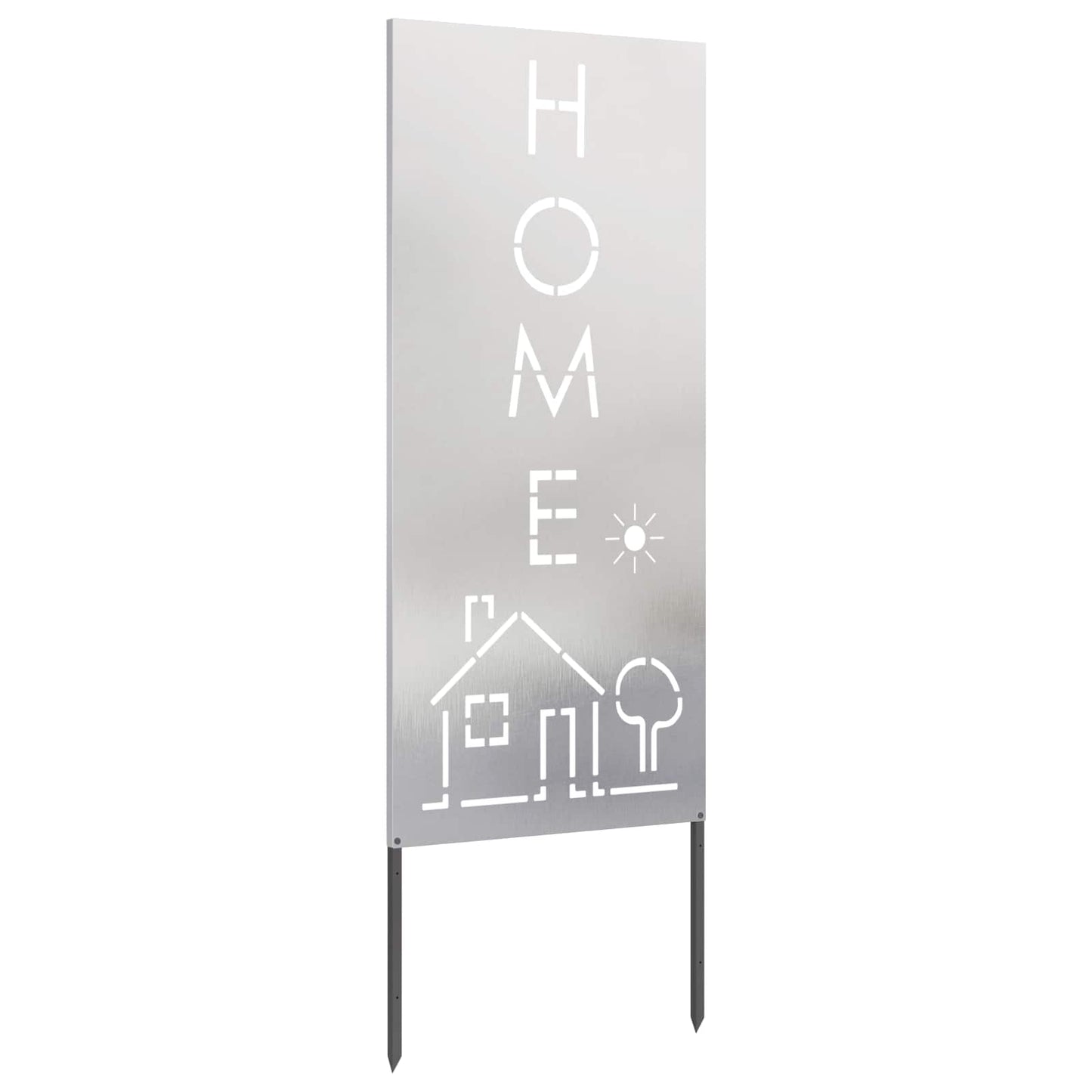 Schermo per privacy in giardino Traforo Argento 50 x 140 cm