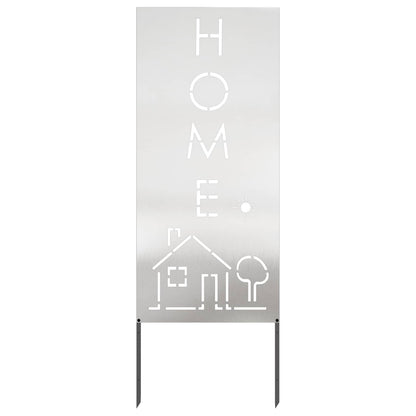 Schermo per privacy in giardino Traforo Argento 50 x 140 cm