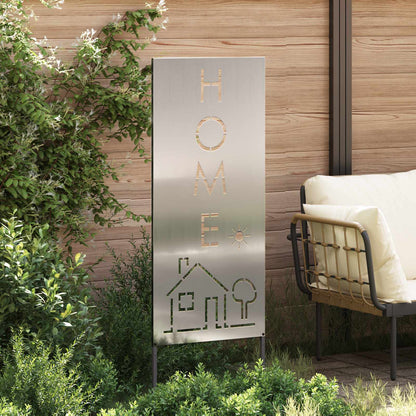 Schermo per privacy in giardino Traforo Argento 50 x 140 cm