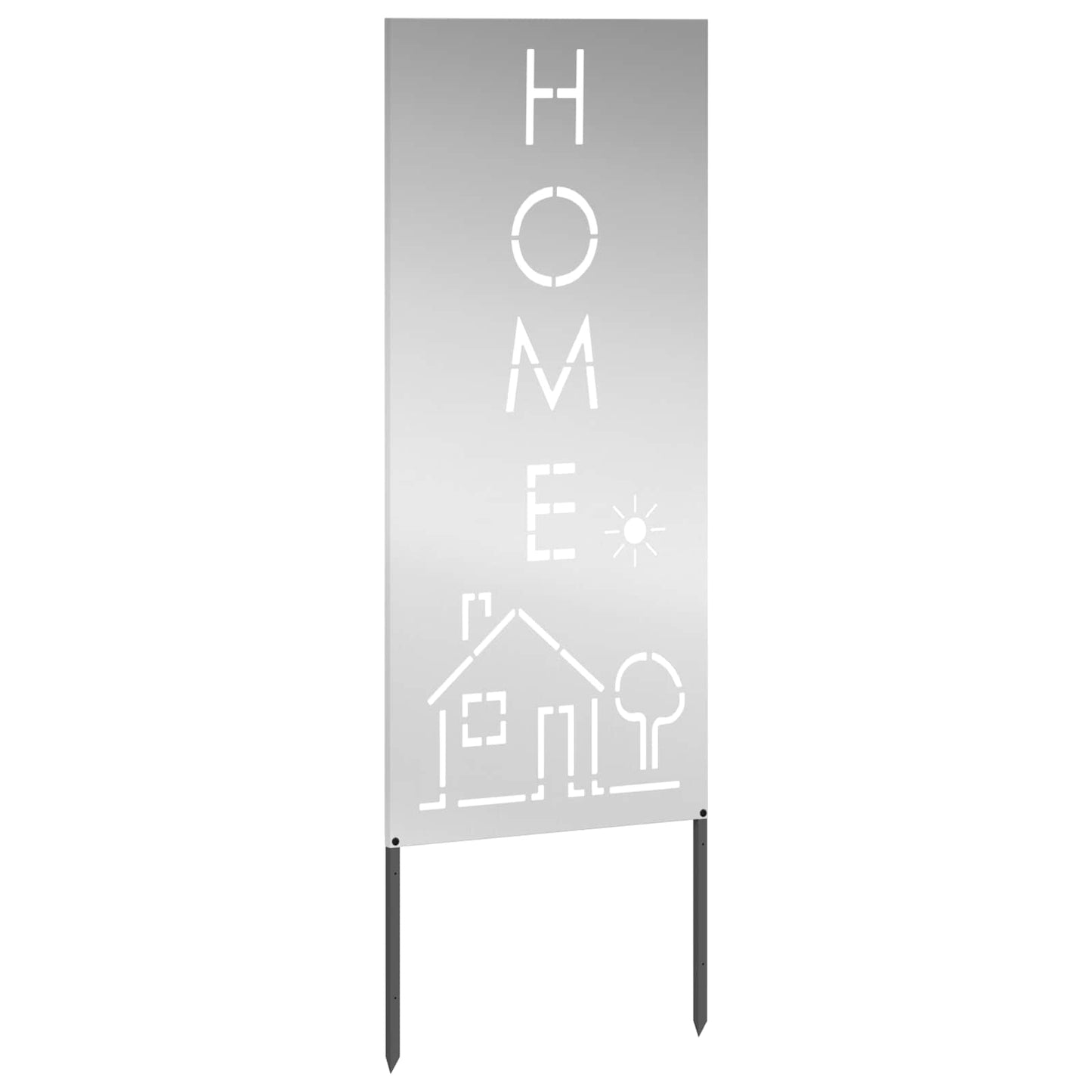 Schermo per privacy in giardino Traforo Argento 50 x 140 cm