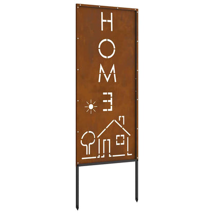 Pannello Decorativo da Giardino Ruggine 50 x 140 cm