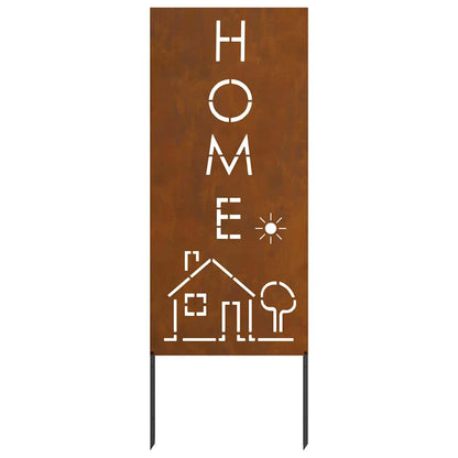Pannello Decorativo da Giardino Ruggine 50 x 140 cm