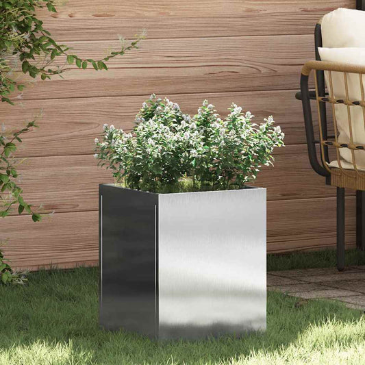 Vaso da giardino Argento Acciaio inossidabile