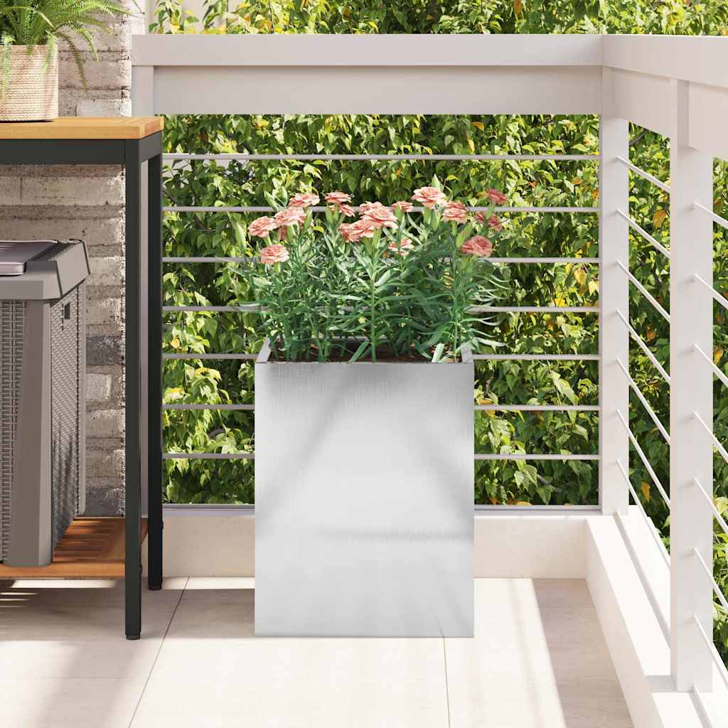 Vaso da giardino Argento Acciaio inossidabile