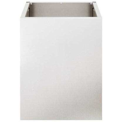 Vaso da giardino Argento Acciaio inossidabile