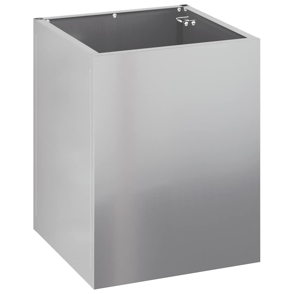 Vaso da giardino Argento Acciaio zincato