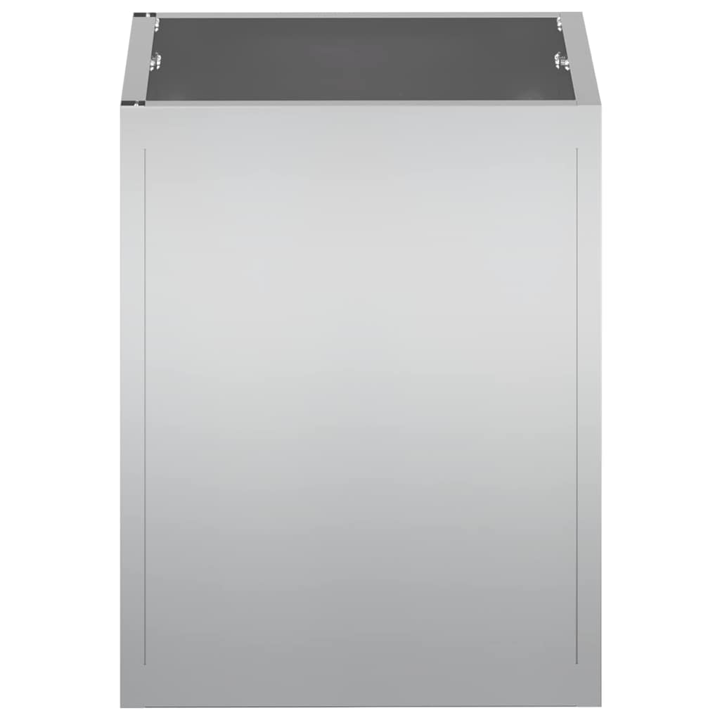 Vaso da giardino Acciaio zincato 32 x 32 x 40 cm