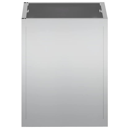 Vaso da giardino Acciaio zincato 32 x 32 x 40 cm