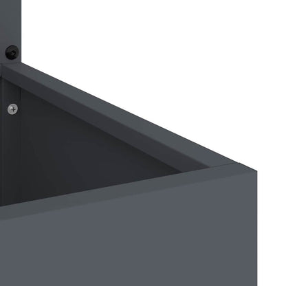 Schermo per privacy in giardino Traforo Antracite 32 x 140 cm