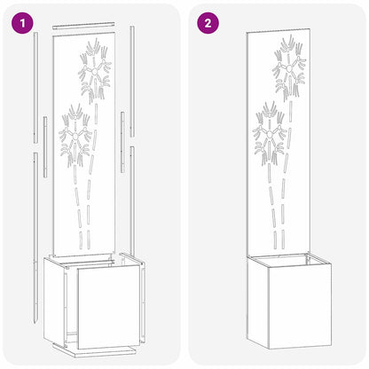 Schermo per privacy in giardino Oliver verde 32 x 140 cm