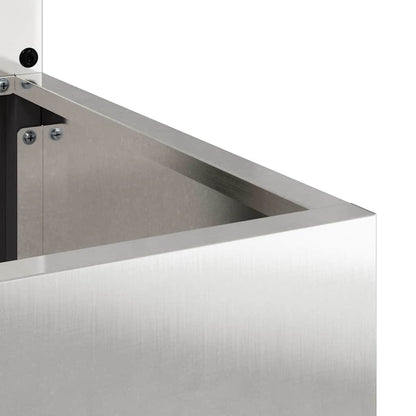 Schermo per privacy in giardino Floreale Argento 32 x 140 cm