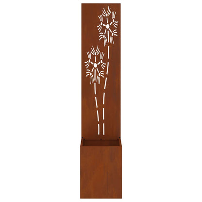 Schermo per privacy in giardino Ruggine 32 x 32 x 150 cm | homemem39