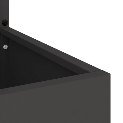 Schermo per privacy in giardino Traforo Nero 32 x 140 cm