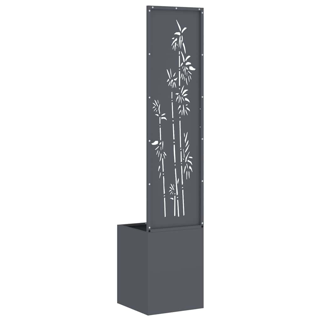 Schermo per privacy in giardino Floreale Antracite 32 x 140 cm