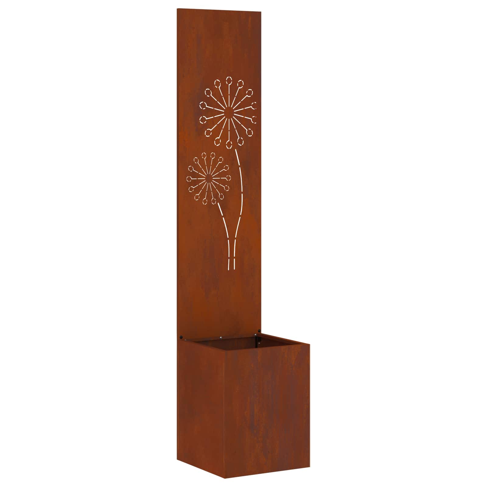 Schermo per privacy in giardino Ruggine 32 x 32 x 150 cm | homemem39