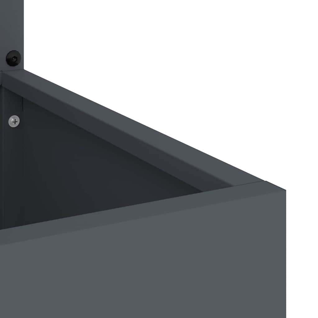 Schermo per privacy in giardino Traforo Antracite 32 x 140 cm