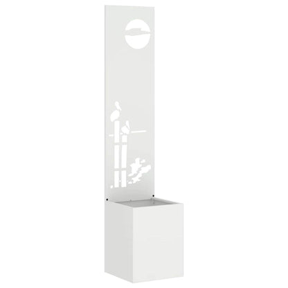 Schermo per privacy in giardino Traforo Bianco 32 x 140 cm