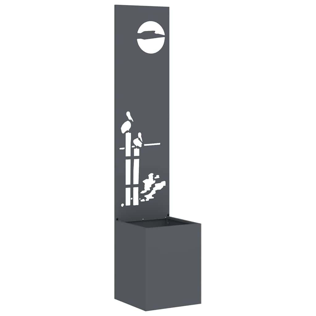 Schermo per privacy in giardino Traforo Antracite 32 x 140 cm