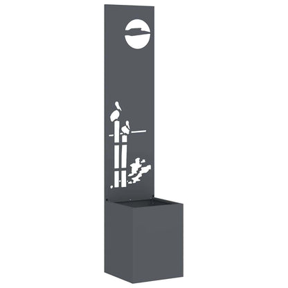 Schermo per privacy in giardino Traforo Antracite 32 x 140 cm