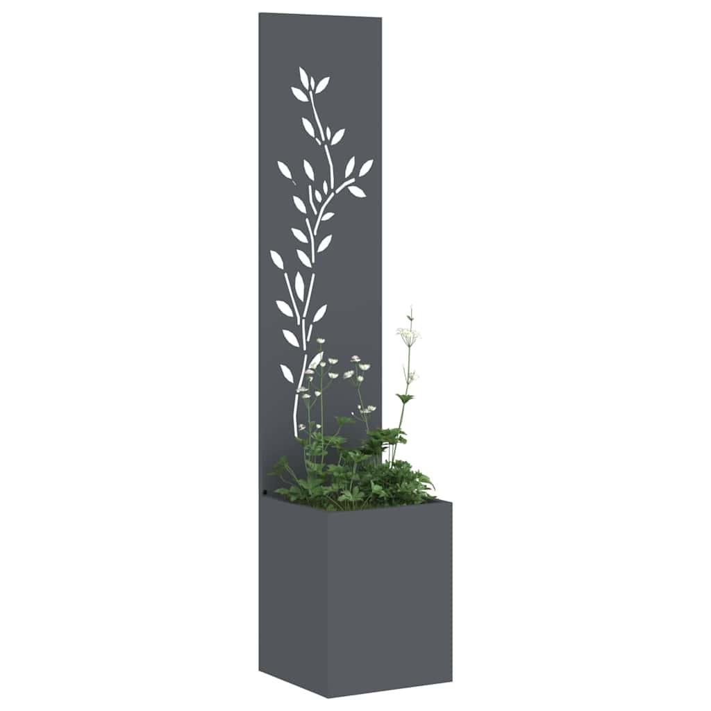 Schermo per privacy in giardino Floreale Antracite 32 x 140 cm