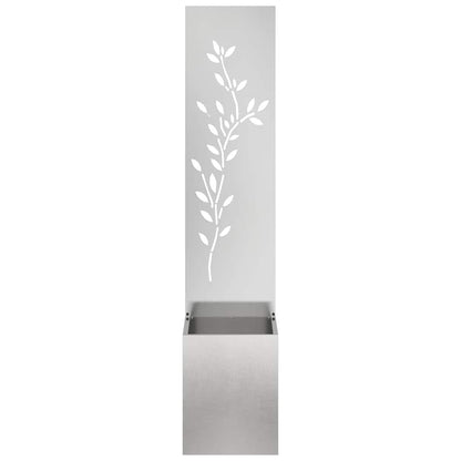 Schermo per privacy in giardino Floreale Argento 32 x 140 cm
