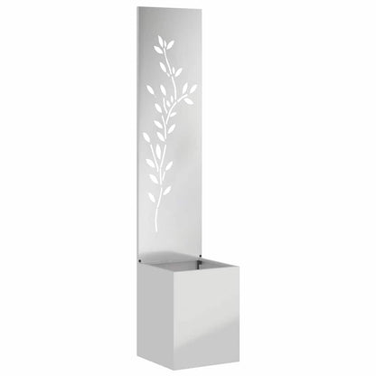 Schermo per privacy in giardino Floreale Argento 32 x 140 cm