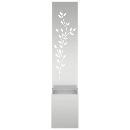 Schermo per privacy in giardino Floreale Argento 32 x 140 cm