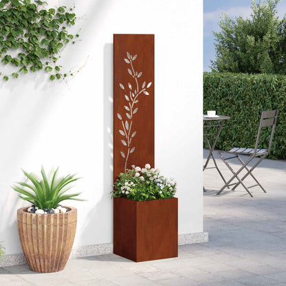 Schermo per privacy in giardino Ruggine 32 x 32 x 150 cm