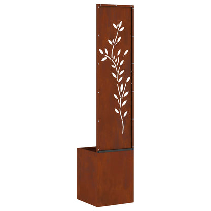 Schermo per privacy in giardino Ruggine 32 x 32 x 150 cm | homemem39