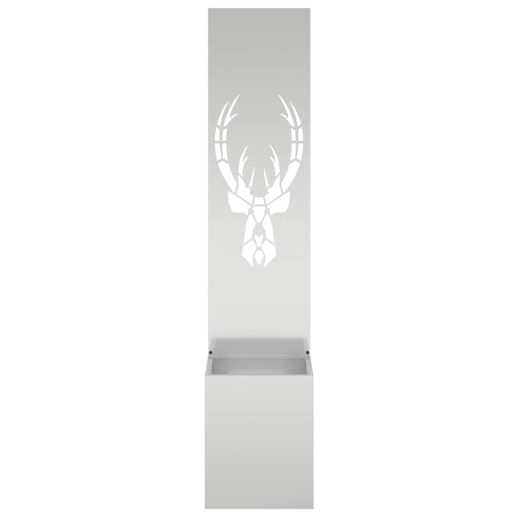 Schermo per privacy in giardino Argento 32 x 32 x 150 cm | homemem39