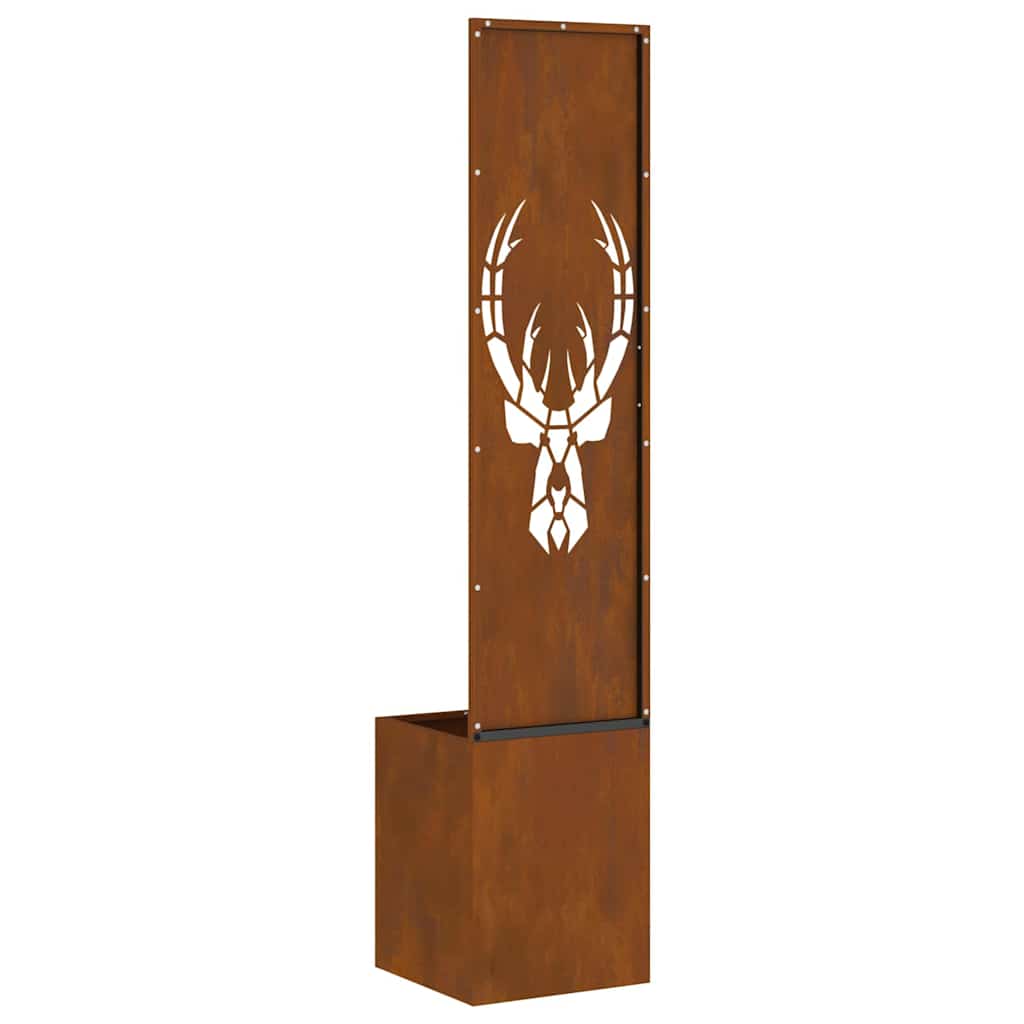 Schermo per privacy in giardino Ruggine 32 x 140 cm