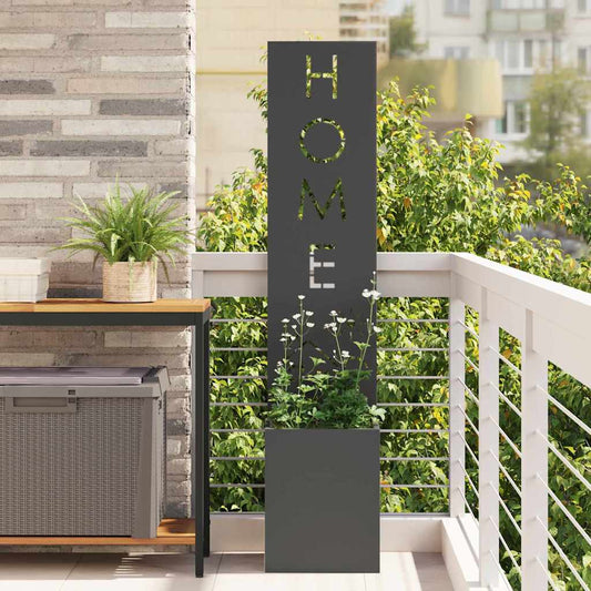 Schermo per privacy in giardino Traforo Nero 32 x 140 cm