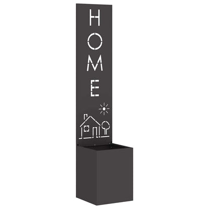 Schermo per privacy in giardino Traforo Nero 32 x 140 cm