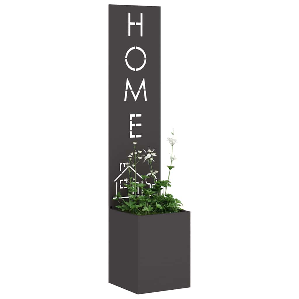 Schermo per privacy in giardino Traforo Nero 32 x 140 cm