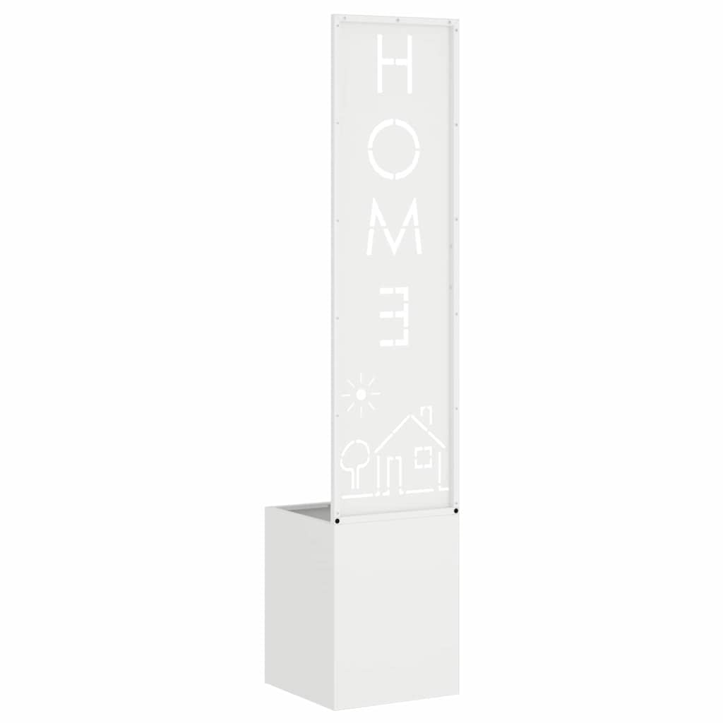 Schermo per privacy in giardino Traforo Bianco 32 x 140 cm