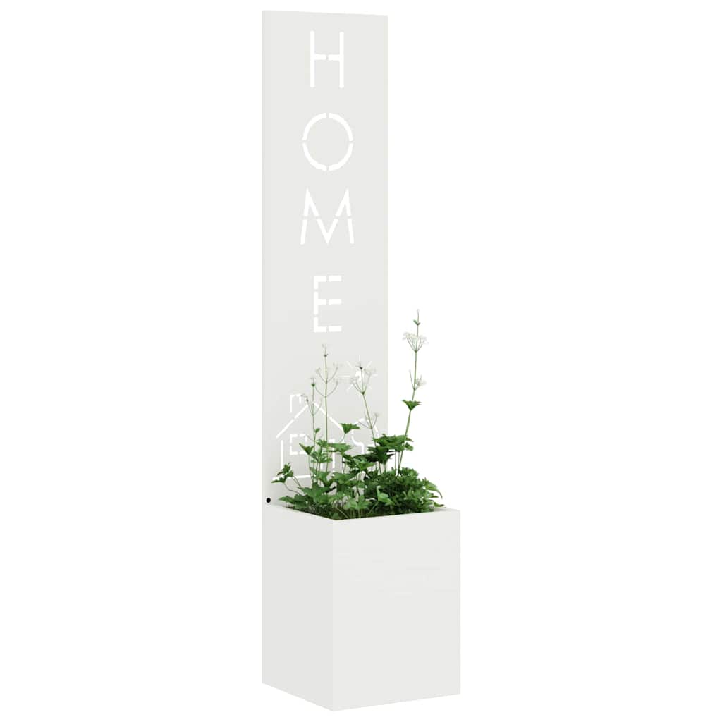 Schermo per privacy in giardino Traforo Bianco 32 x 140 cm