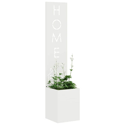 Schermo per privacy in giardino Traforo Bianco 32 x 140 cm