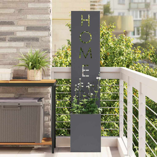 Schermo per privacy in giardino Traforo Antracite 32 x 140 cm