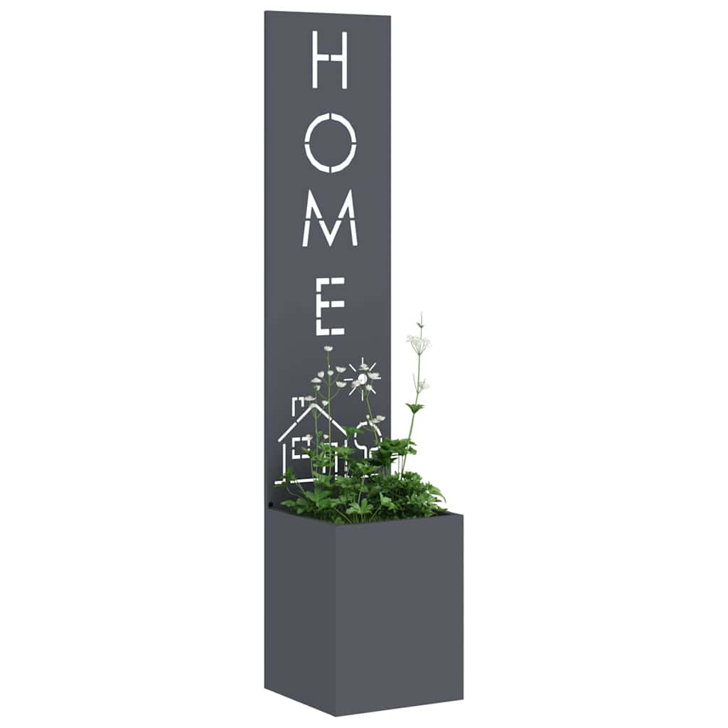 Schermo per privacy in giardino Traforo Antracite 32 x 140 cm